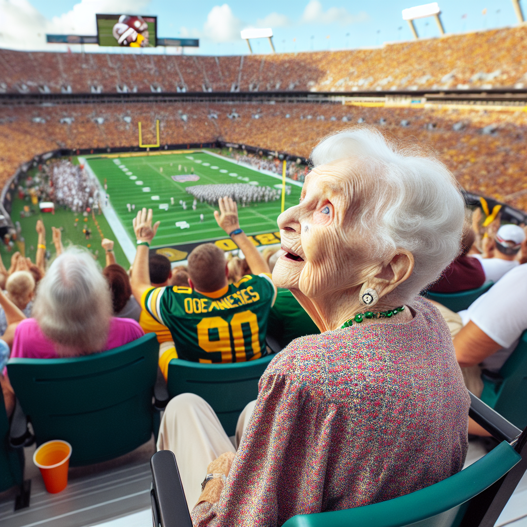 95-Year-Old Woman Experiences Her First NFL Game at Highmark Stadium