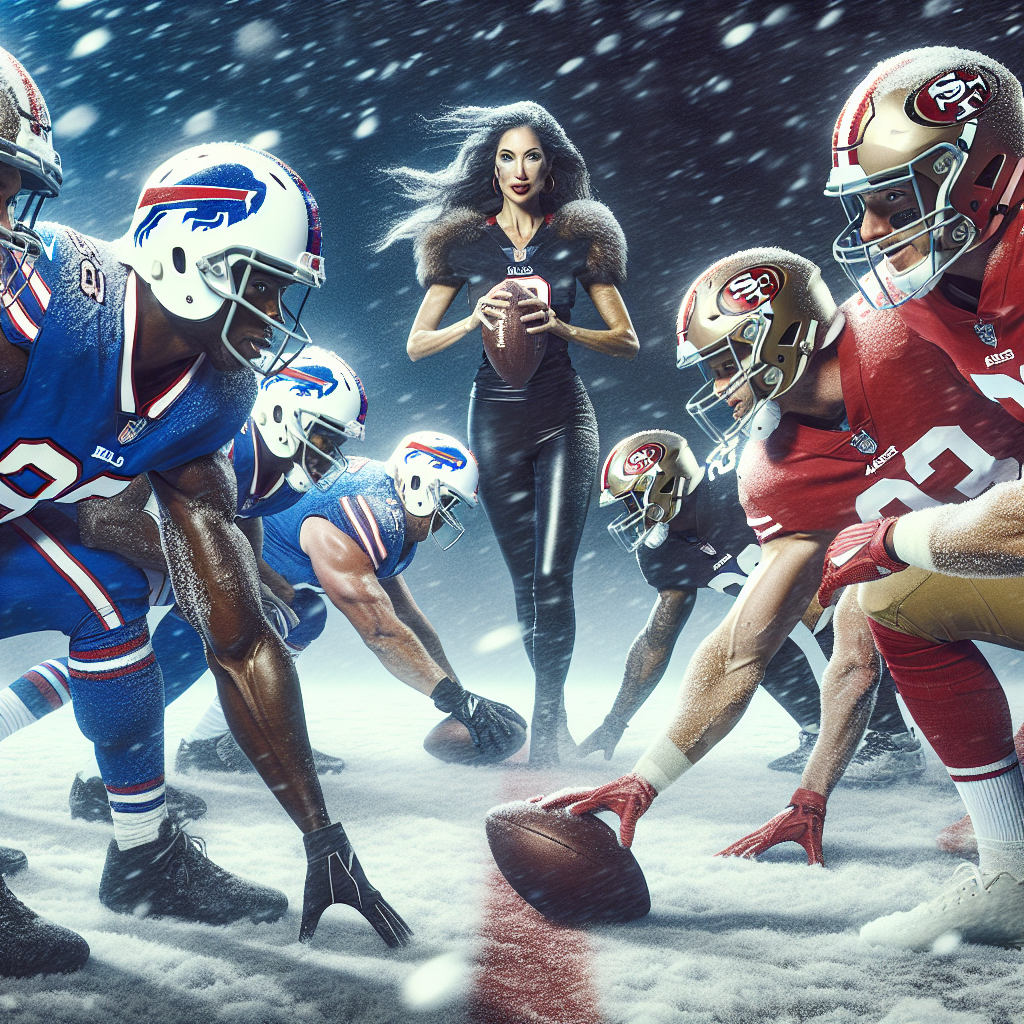 Bills and 49ers Battle it Out in Snowy Conditions